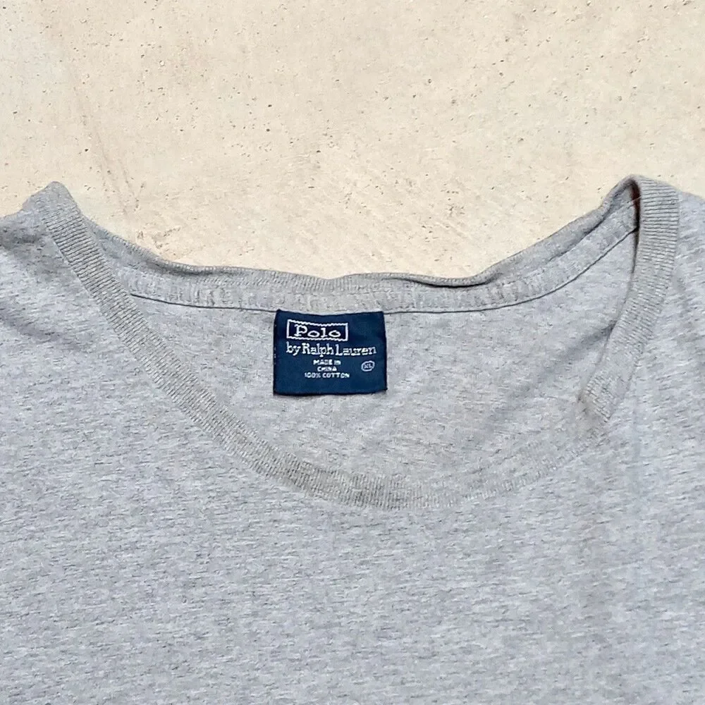 *READ* Vintage Polo Ralph Lauren Tennis Bear T-Shirt Mens Size XL Preppy